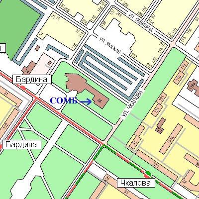 Расположение СОМБ